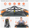 Camping dome tent is suitable for 2/3/4/5 people; waterproof; spacious; portable backpack tent; suitable for outdoor camping/hiking